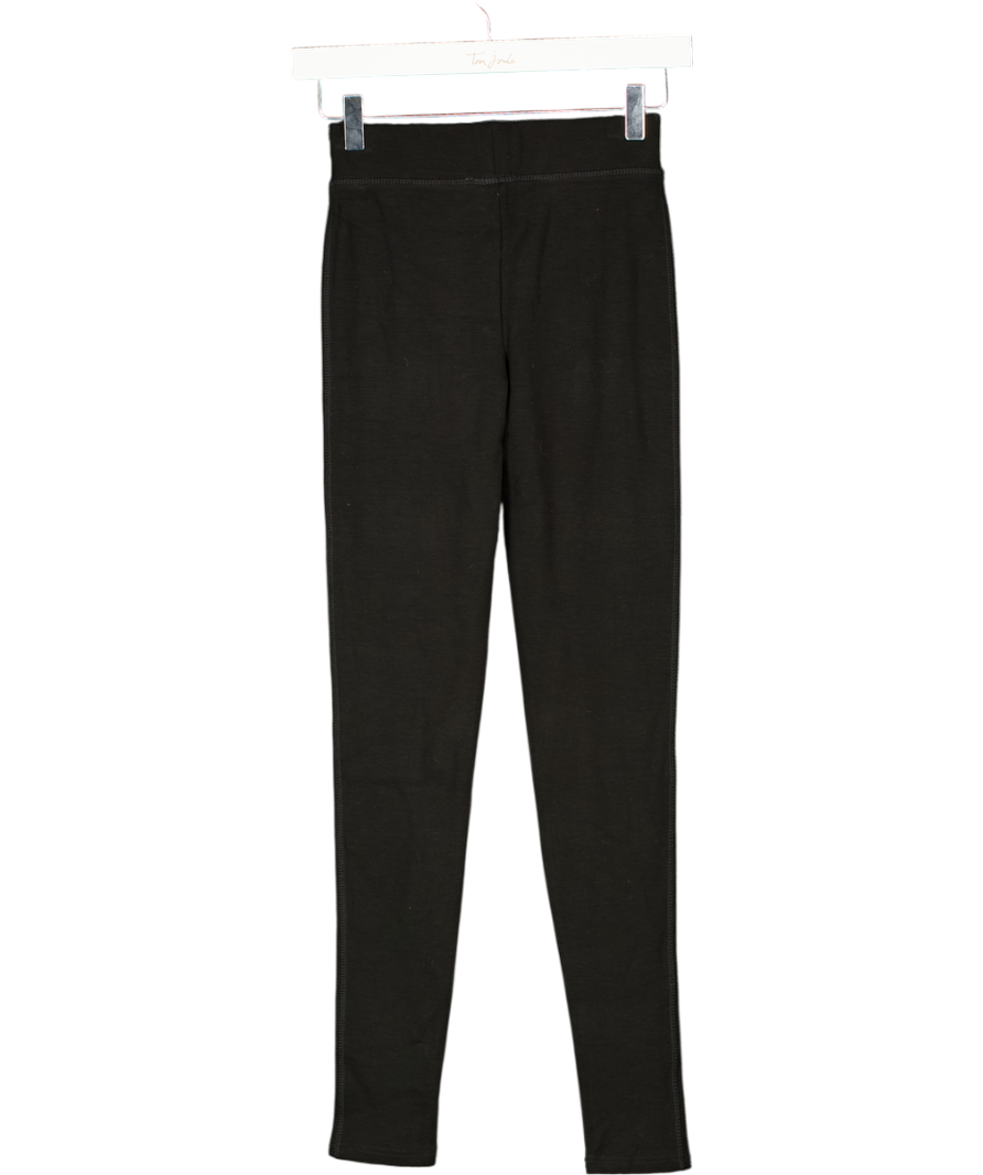 TOPSHOP Black Jersey Leggings UK XS