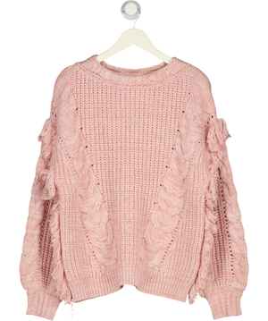 Spell & The Gypsy Pink Nomadic Knit Jumper UK S