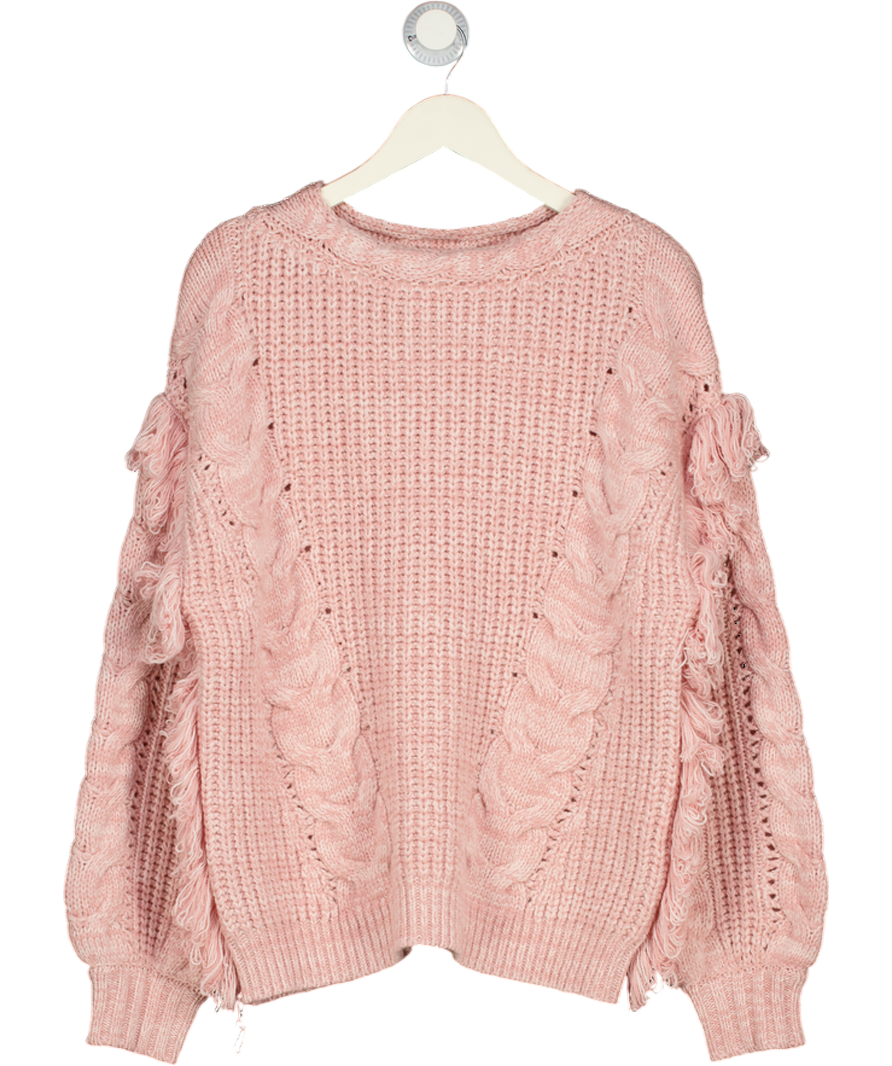 Spell & The Gypsy Pink Nomadic Knit Jumper UK S