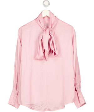 H&M Pink Edition Scarf-detail Blouse UK M