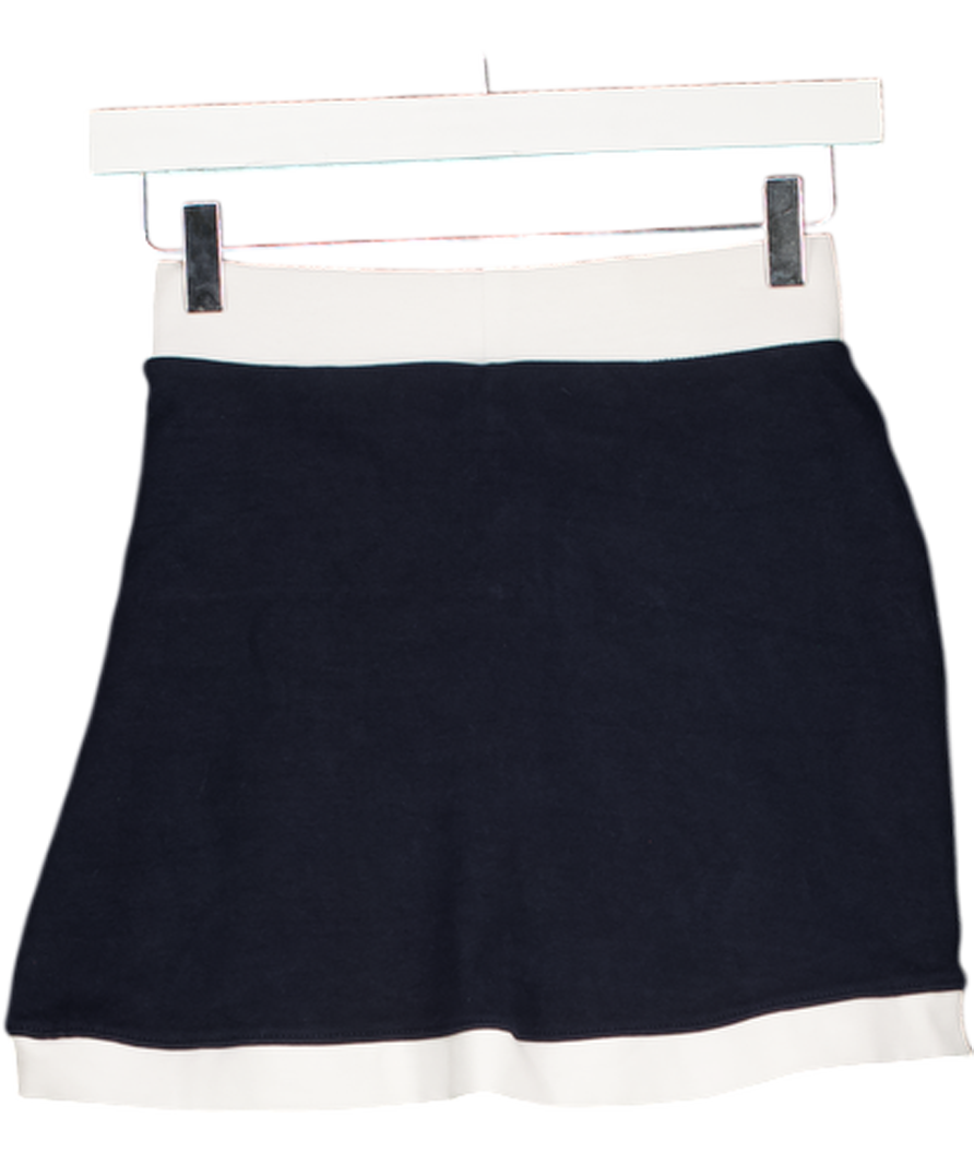 GUESS Navy & White Embroidered Logo Activewear Skort UK XS
