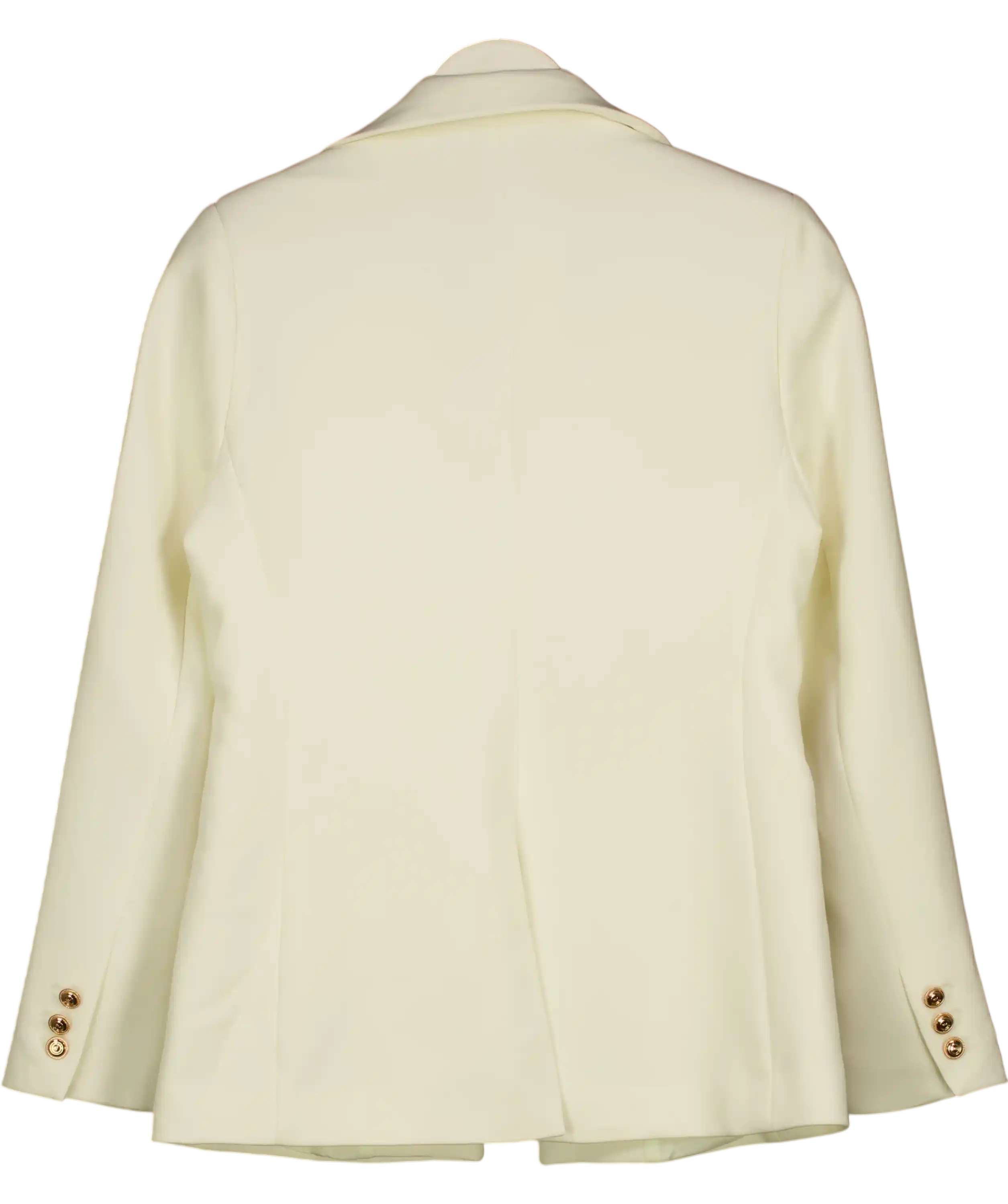 KAREN MILLEN Cream Single Gold Button Blazer UK 8