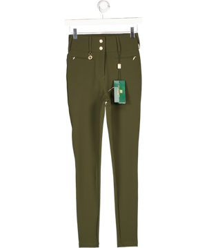 HOLLAND COOPER Contour Trouser Dark Olive Green UK 6