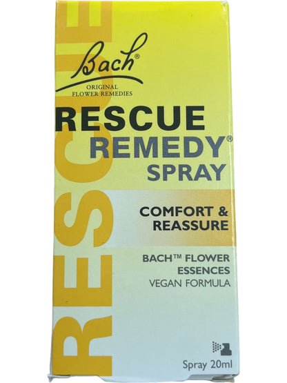 Bach Flower Remedies Yellow Rescue Remedy Spray Comfort & Reassurance Health & Beauty 20ml