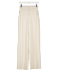 Odd Muse Cream Pipe Detail Elasticated Wide Leg Trouser UK S