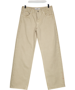 TOPSHOP Ember Low Rise Straight Jean In Oat Beige L30 W25