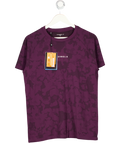 Young LA Purple Digital Camo Compression Tee UK L