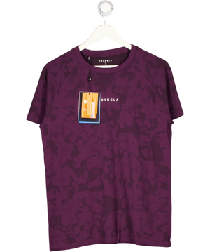 Young LA Purple Digital Camo Compression Tee UK L
