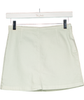 Calvin Klein Green Washed Denim Mini Skirt W25