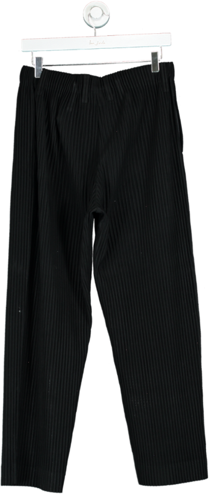 Homme Plissé Issey Miyake Black Pleated Trousers UK M/L