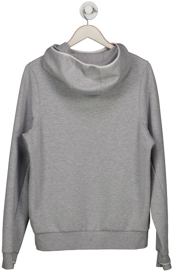 Lacoste Grey Funnel Neck Hoodie UK M