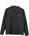 adidas Black Dwr 1/4 Zip Sweatshirt UK L