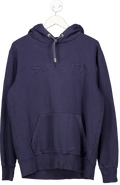 GANT Blue Embossed Hoodie UK M
