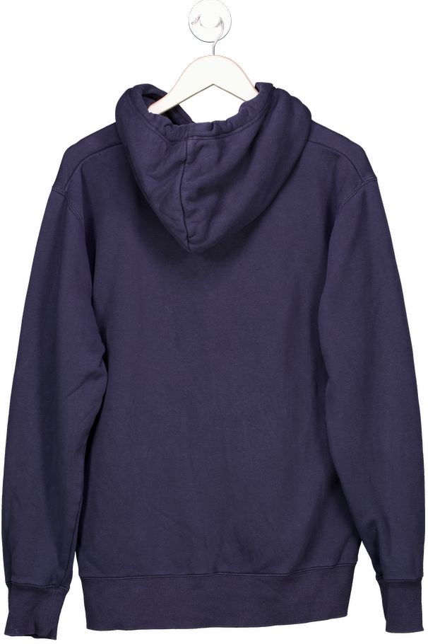 GANT Blue Embossed Hoodie UK M