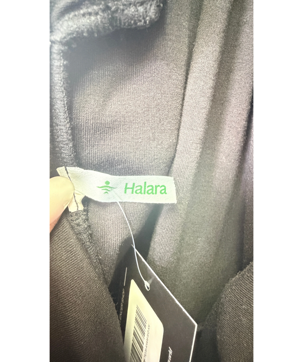 HALARA Black Backless Harem Casual Jumpsuit, size UK XXL — label