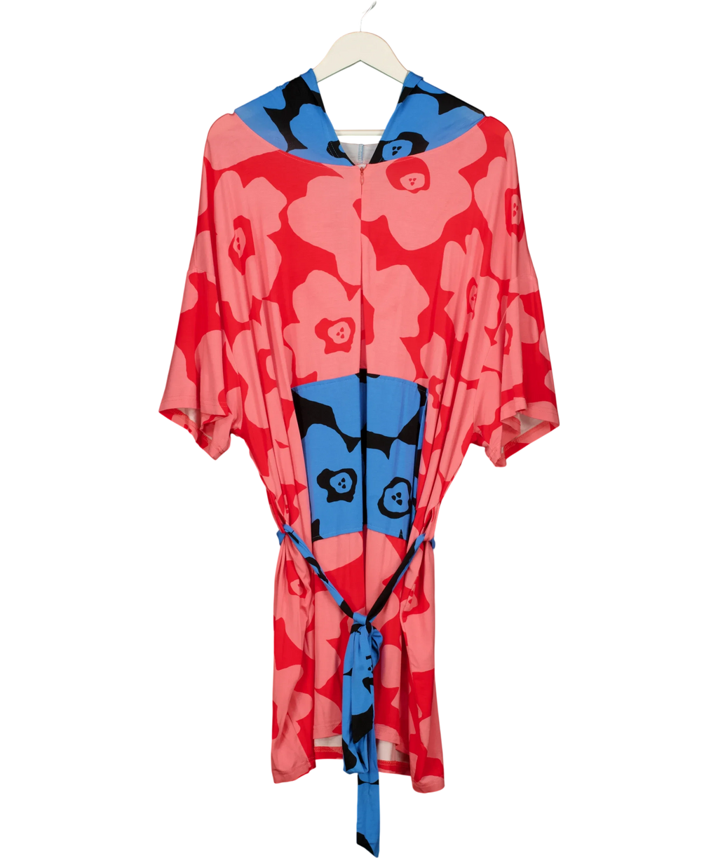 THE OODIE Multicoloured Orla Kiely Bamboo Jersey Playsuit, size UK L/XL — front