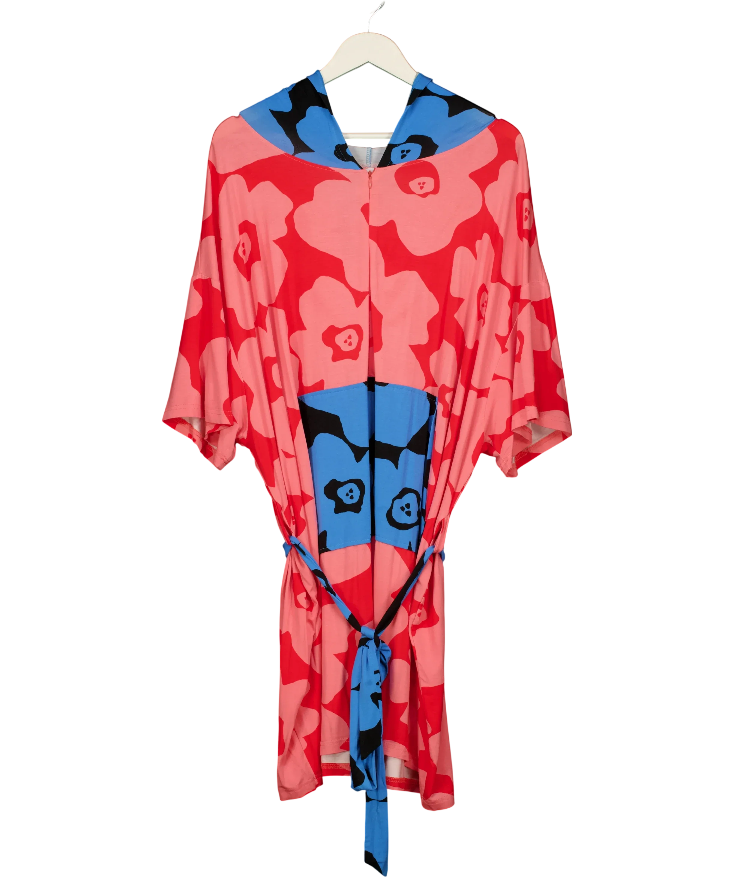 THE OODIE Multicoloured Orla Kiely Bamboo Jersey Playsuit, size UK L/XL — front