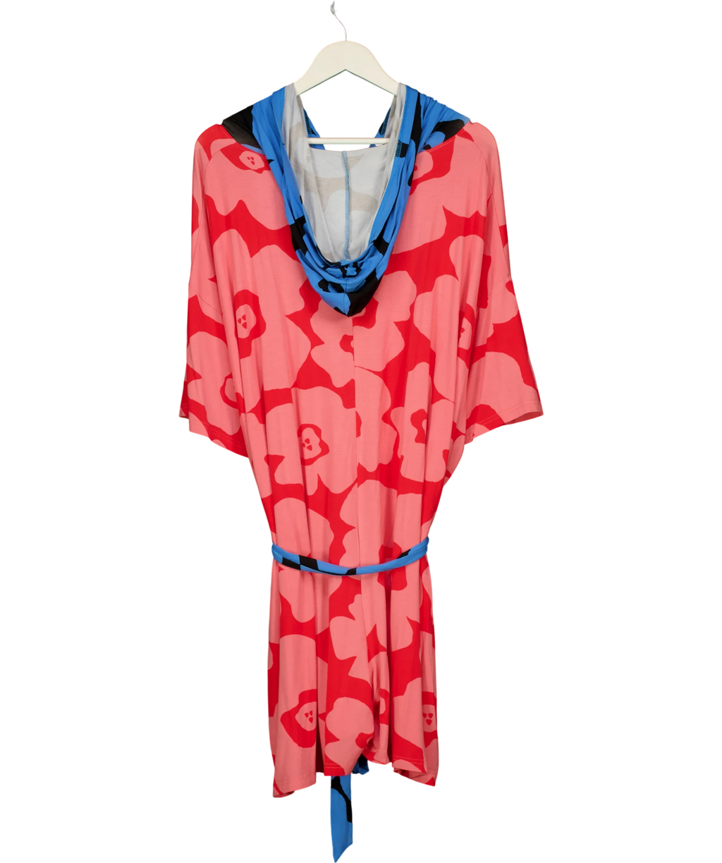 THE OODIE Multicoloured Orla Kiely Bamboo Jersey Playsuit, size UK L/XL — back