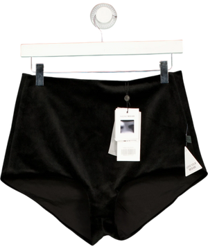 Nadine Merabi Vivi Black Velvet Hotpants UK 10 EU 44