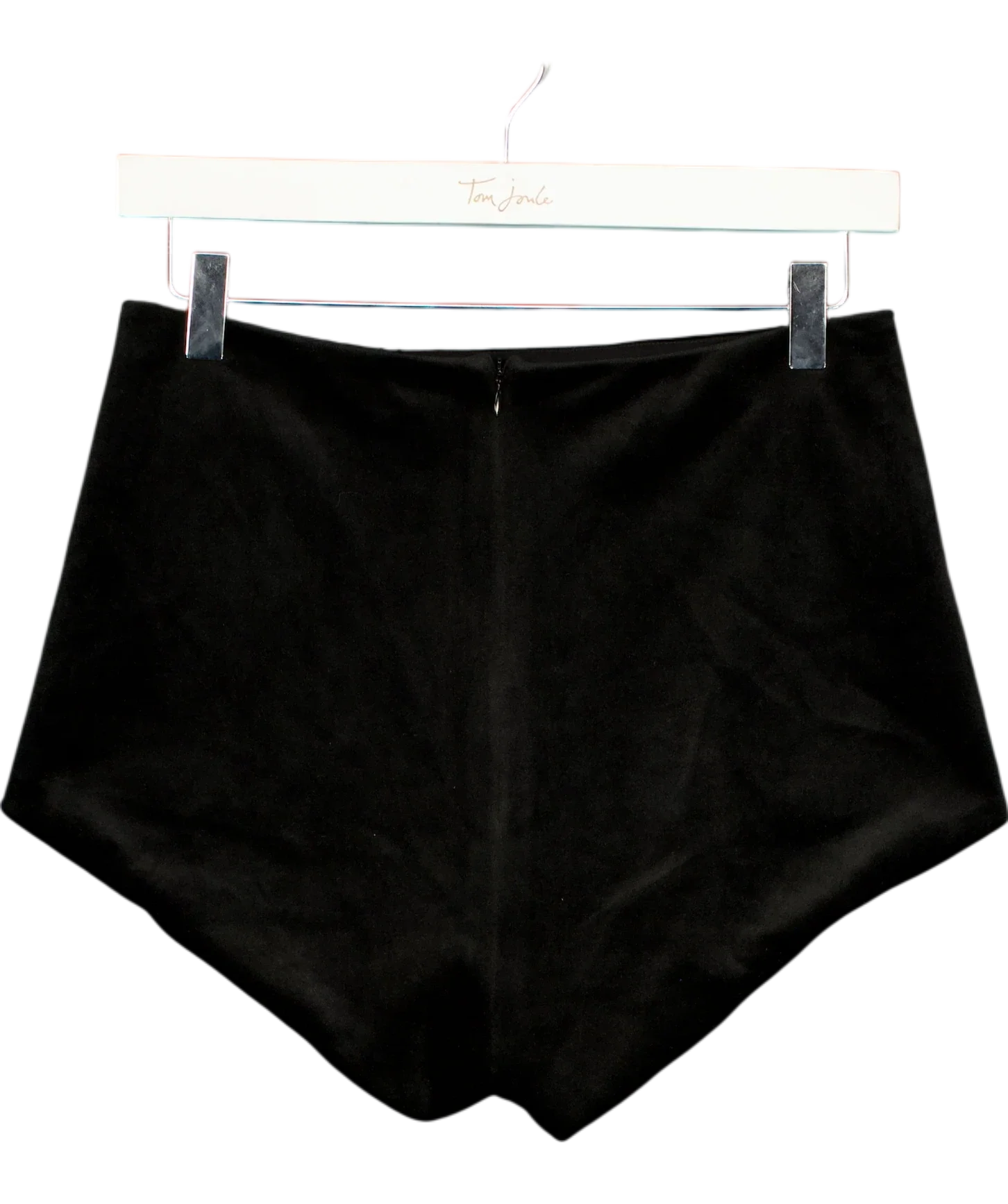 Nadine Merabi Black Vivi Black Velvet Hotpants, size UK 10 EU 44 👞 — back