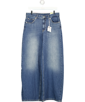 Pull&Bear Baggy Fit Blue Wide Leg Jeans Eur 40 UK 12