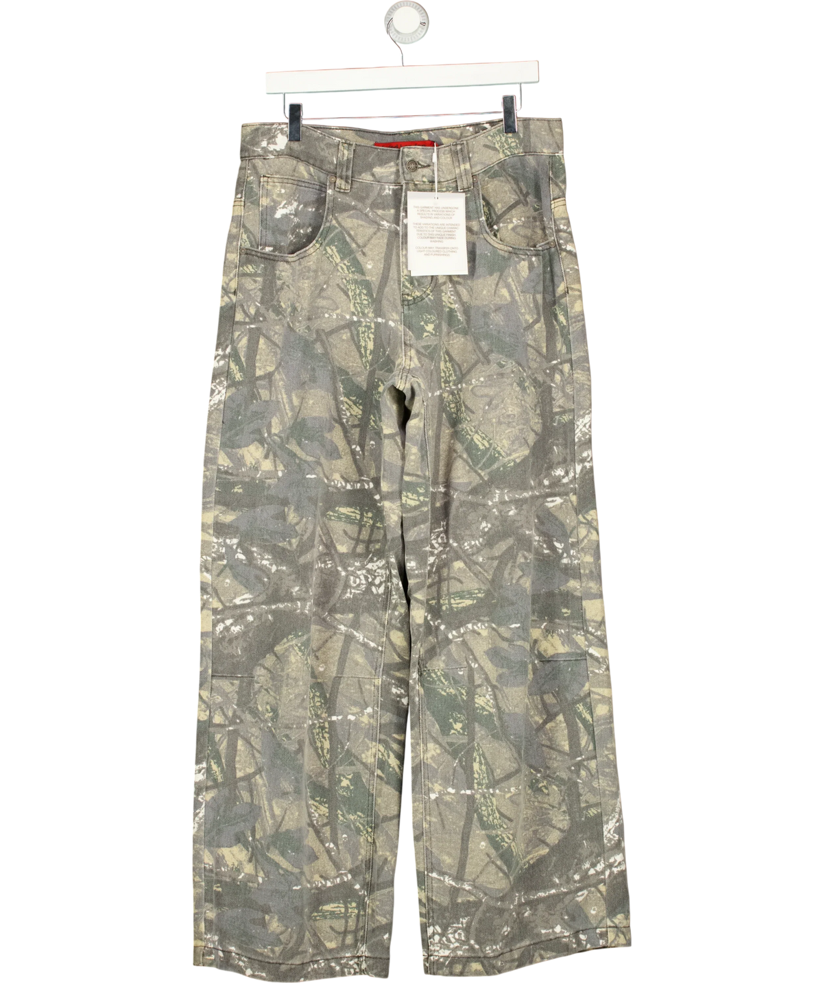 Jaded London Grey Tree Camo Colossus Jeans W28 – Reliked