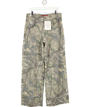 Jaded London Grey Tree Camo Colossus Jeans W28