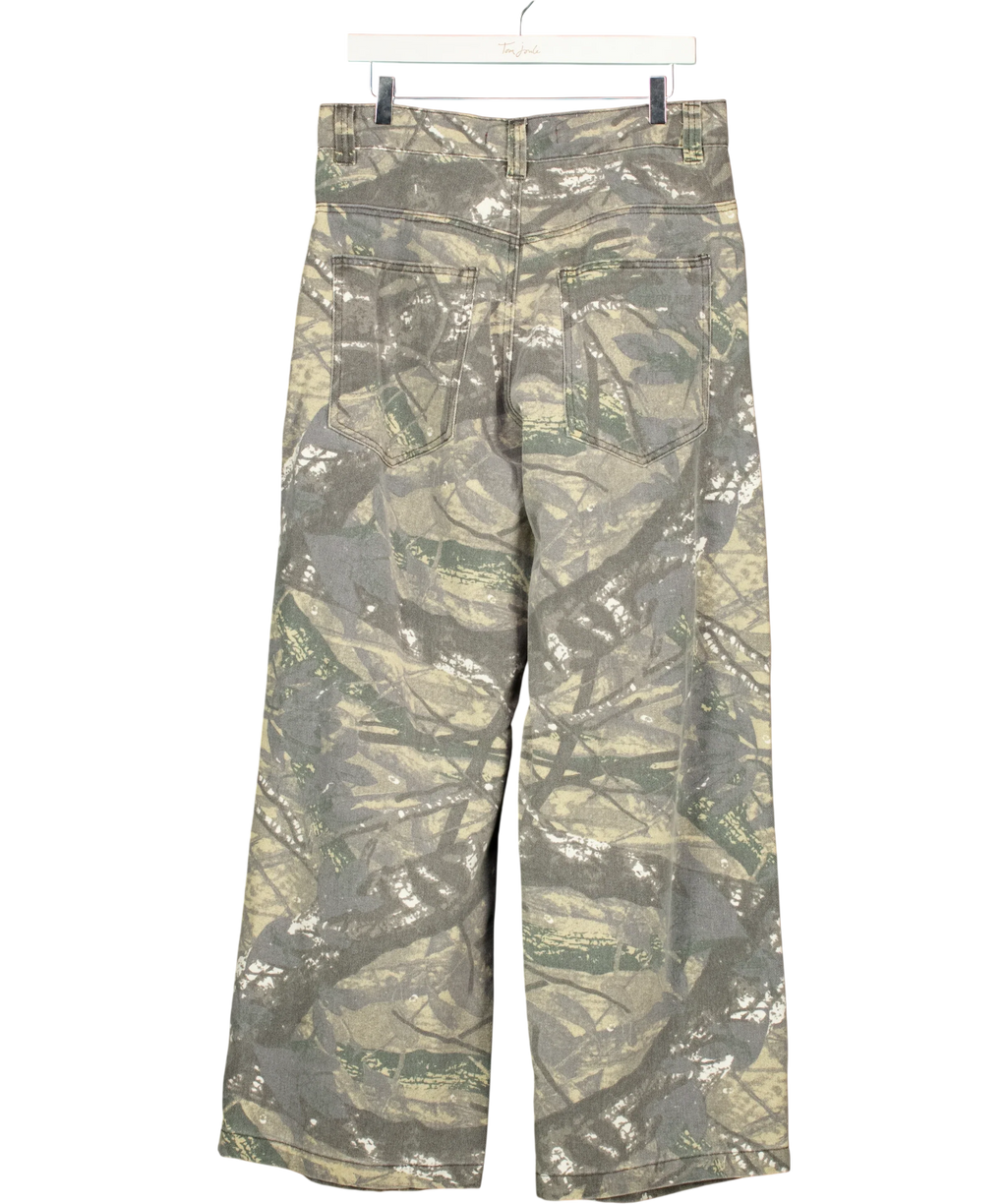 Jaded London Grey Tree Camo Colossus Jeans, size W28 — back