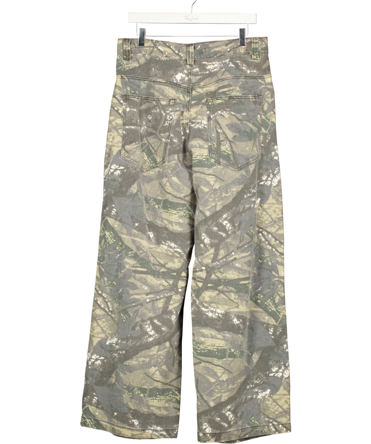 Jaded London Grey Tree Camo Colossus Jeans, size W28 — back
