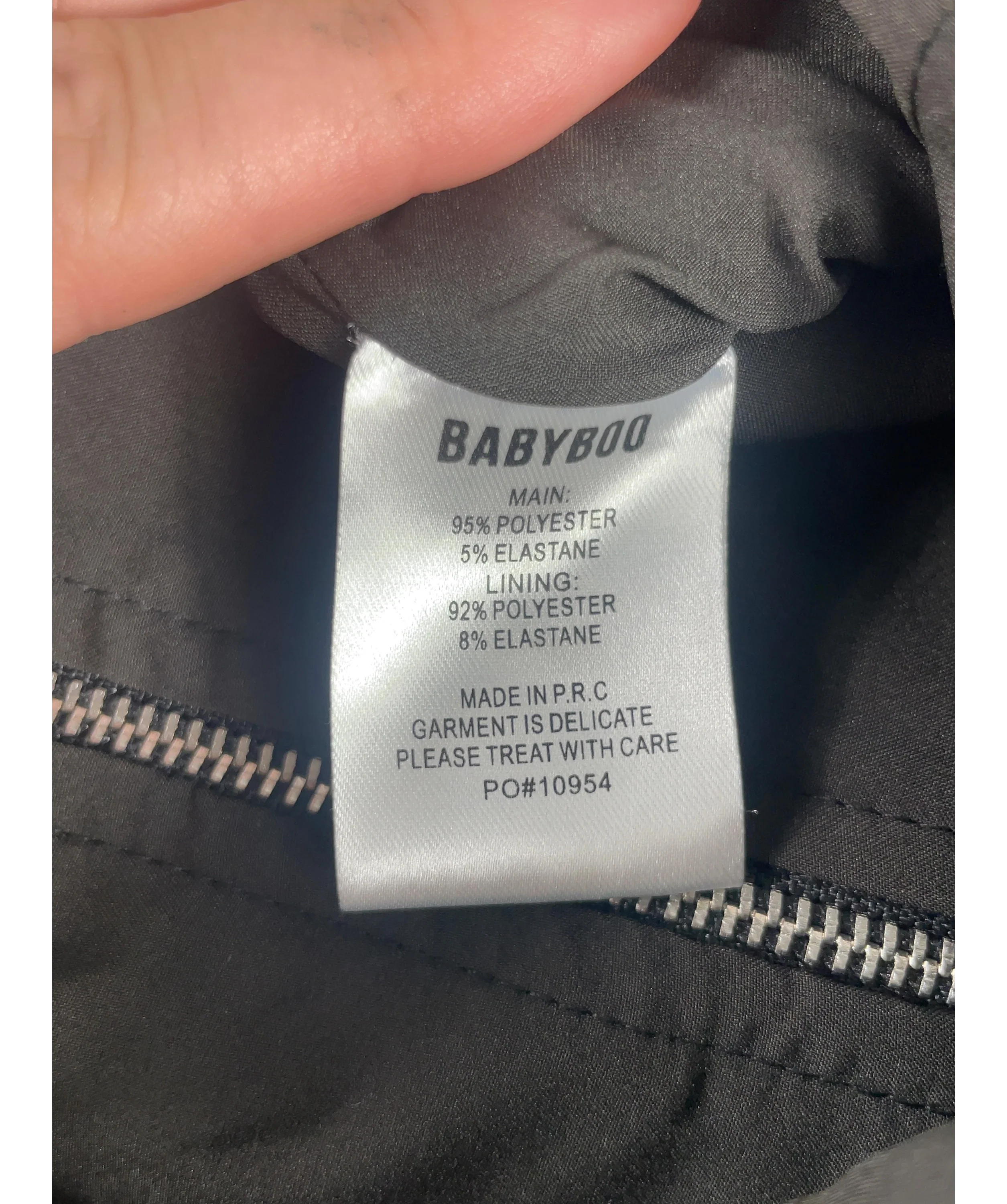 Babyboo Black Geneva Off-The-Shoulder Top Black, size UK S — label