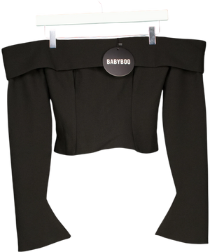 Babyboo Geneva Off-the-shoulder Top Black UK S