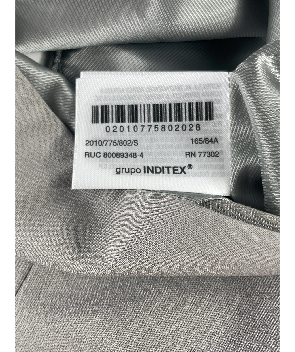 ZARA Grey Taupe Grey Tailored Cropped Waistcoat Vest, size UK S — label