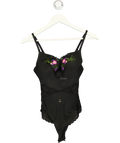Guess Black Rachel Lace Padded Bodysuit Black, size UK S — front
