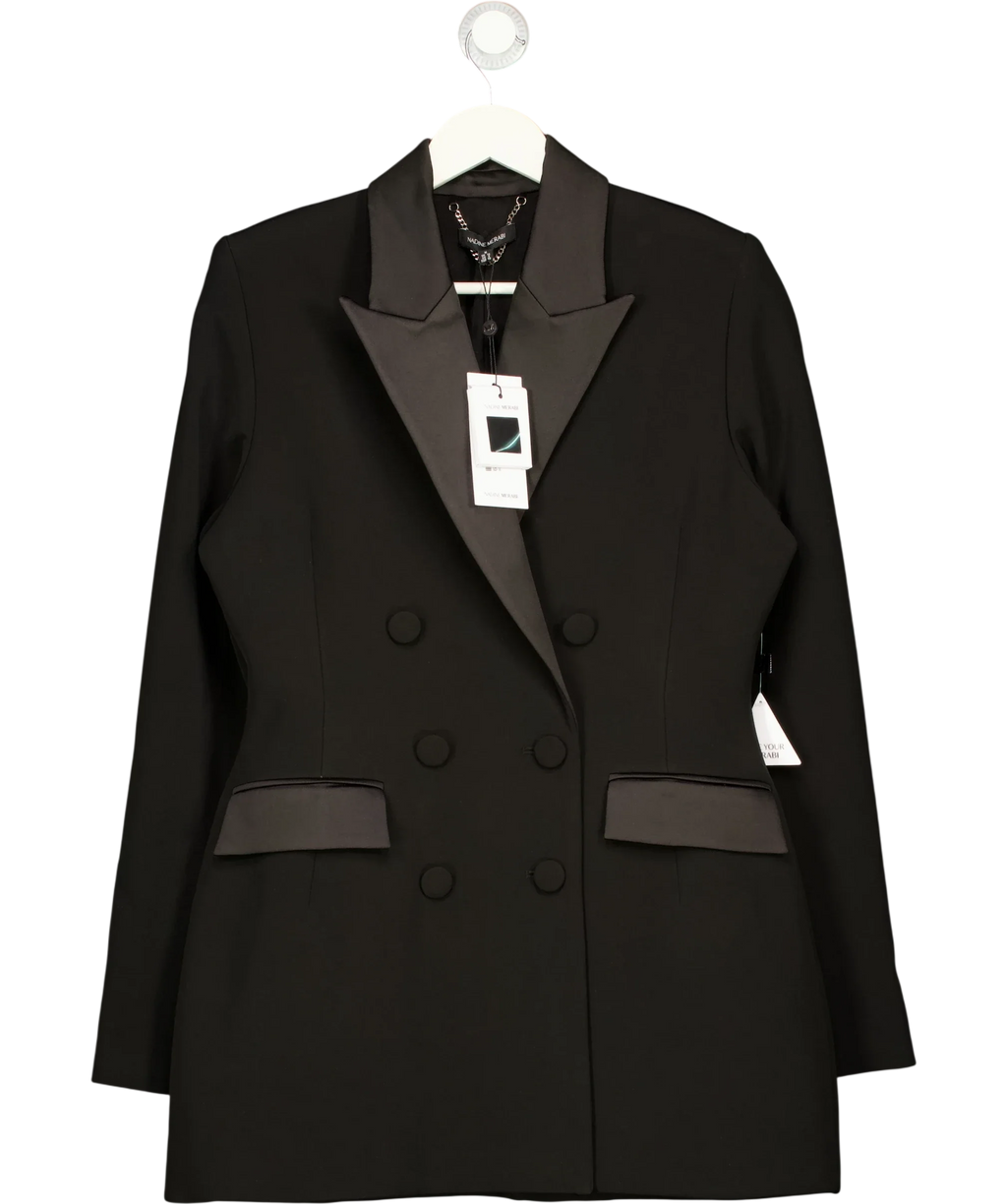 Nadine Merabi Black Monica Black Blazer Dress, size UK M — front