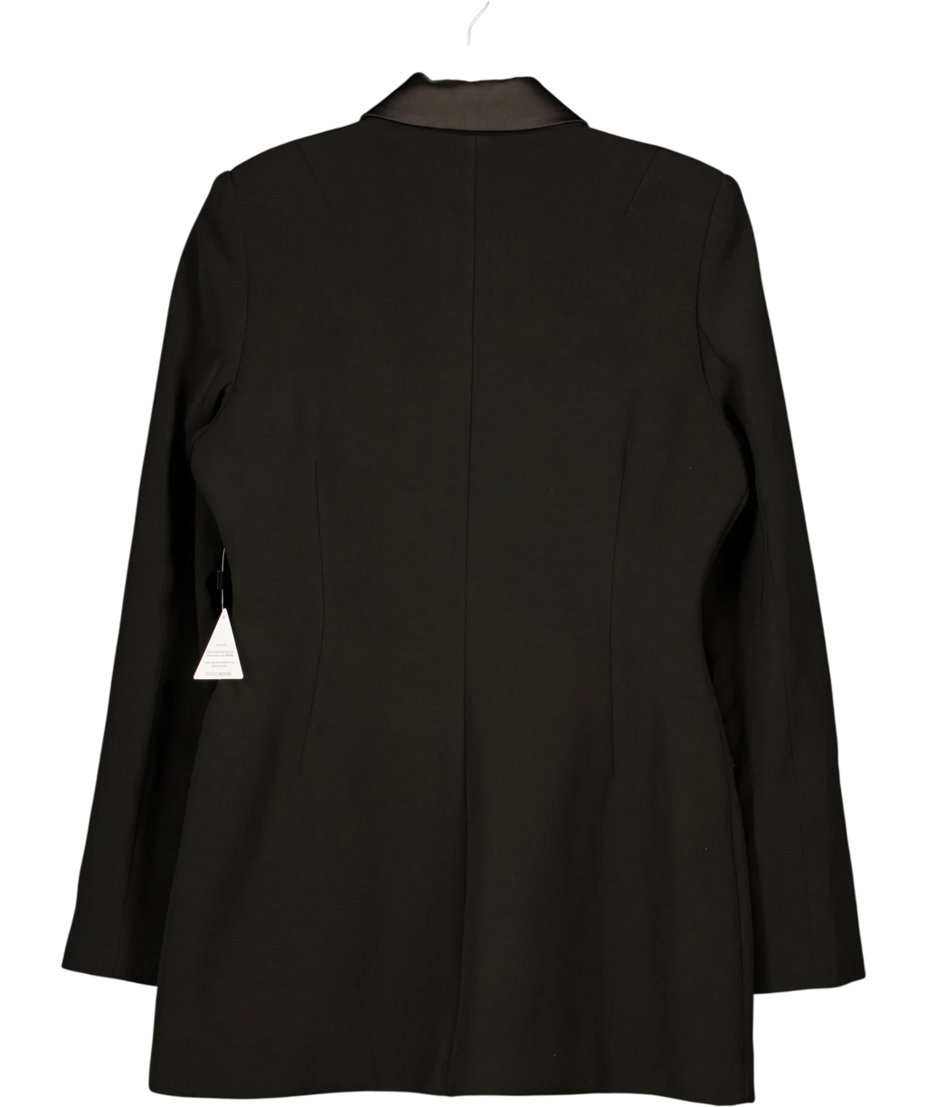 Nadine Merabi Black Monica Black Blazer Dress, size UK M — back