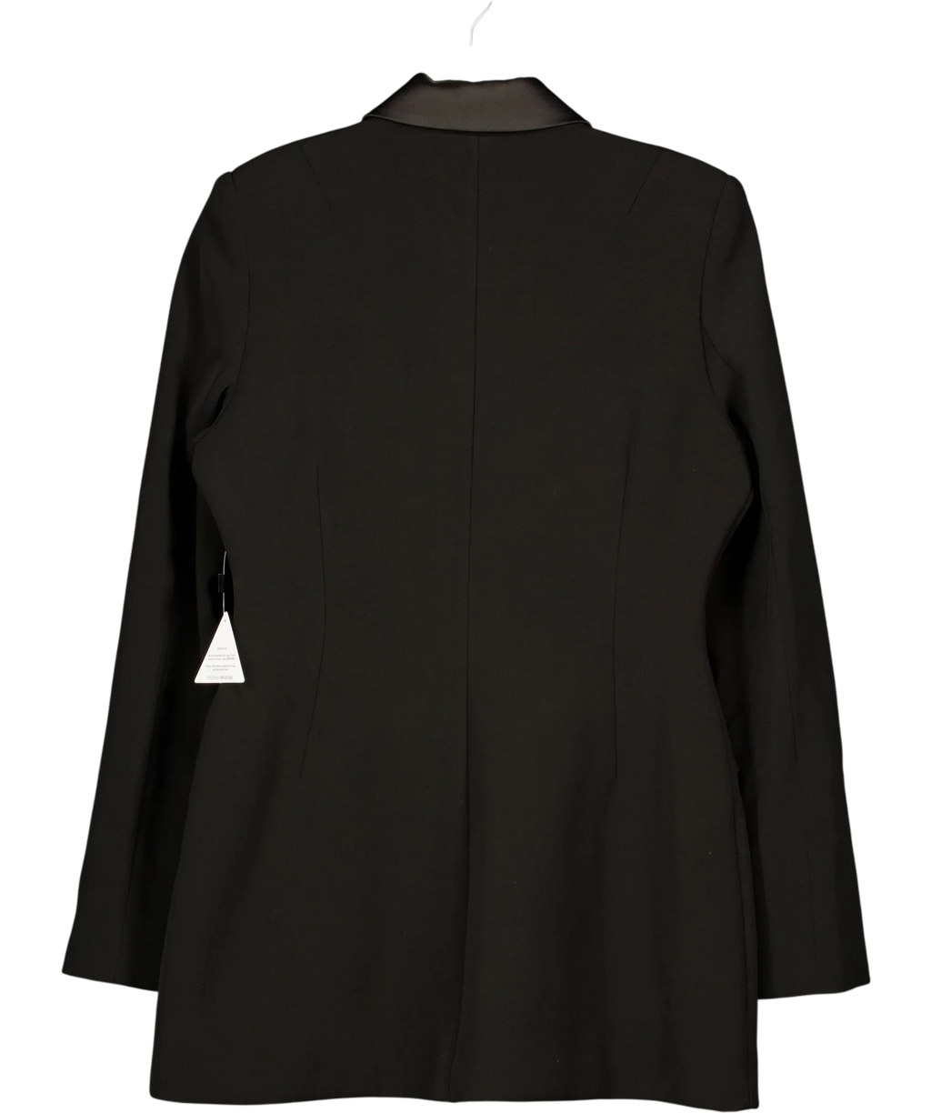 Nadine Merabi Black Monica Black Blazer Dress, size UK M — back
