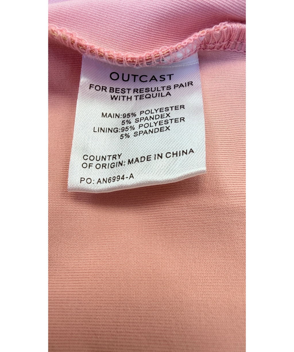 Outcast Pink Yuille Maxi Dress Karmyn Pink Floral, size UK S — label