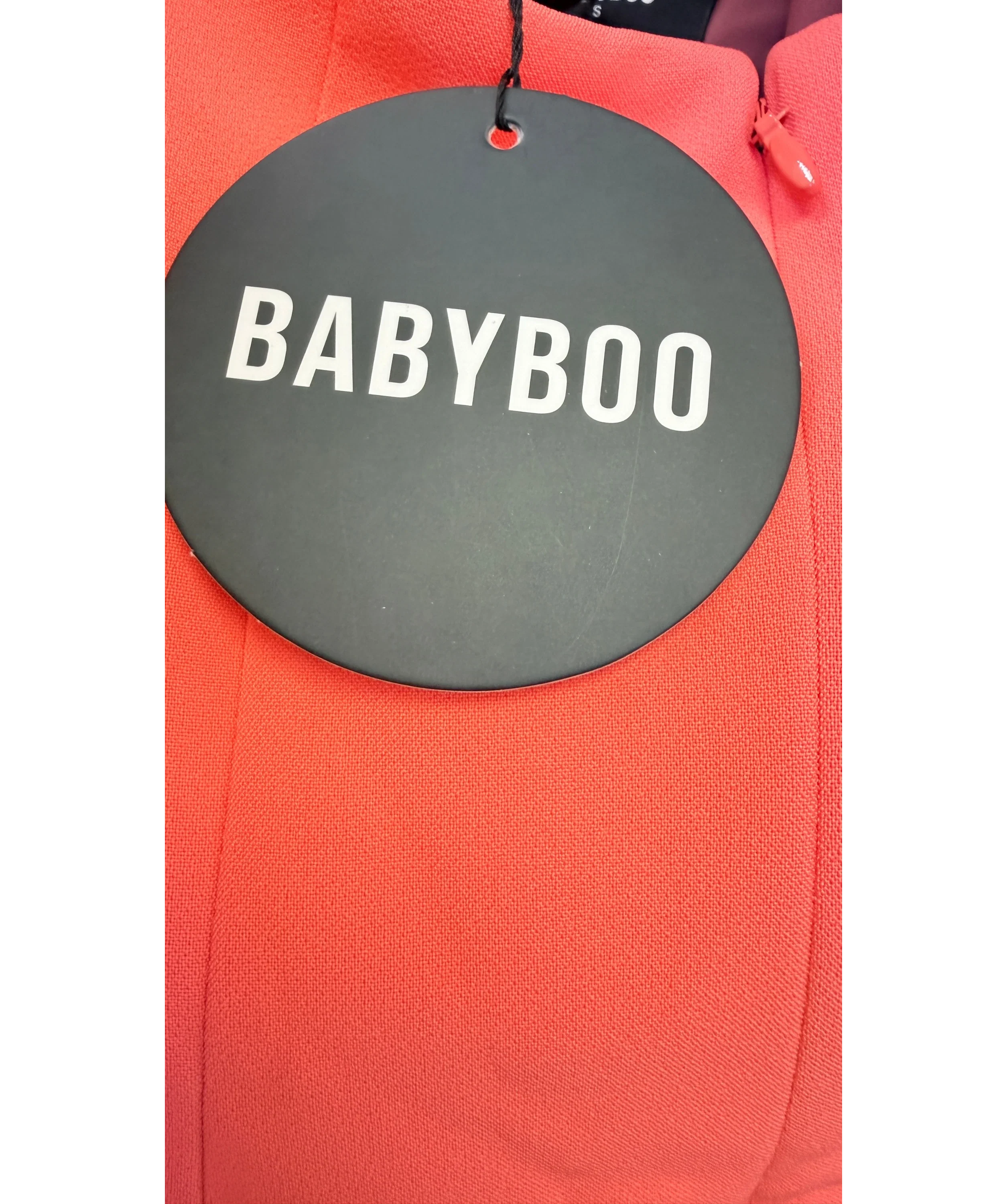 Babyboo Pink Khalesia Maxi Dress Coral Pink, size UK S — detail
