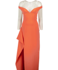 Babyboo Pink Khalesia Maxi Dress Coral Pink, size UK S — front