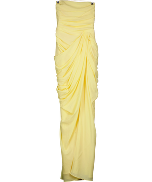 Babyboo Yellow Cyra Lemon Maxi Dress UK S