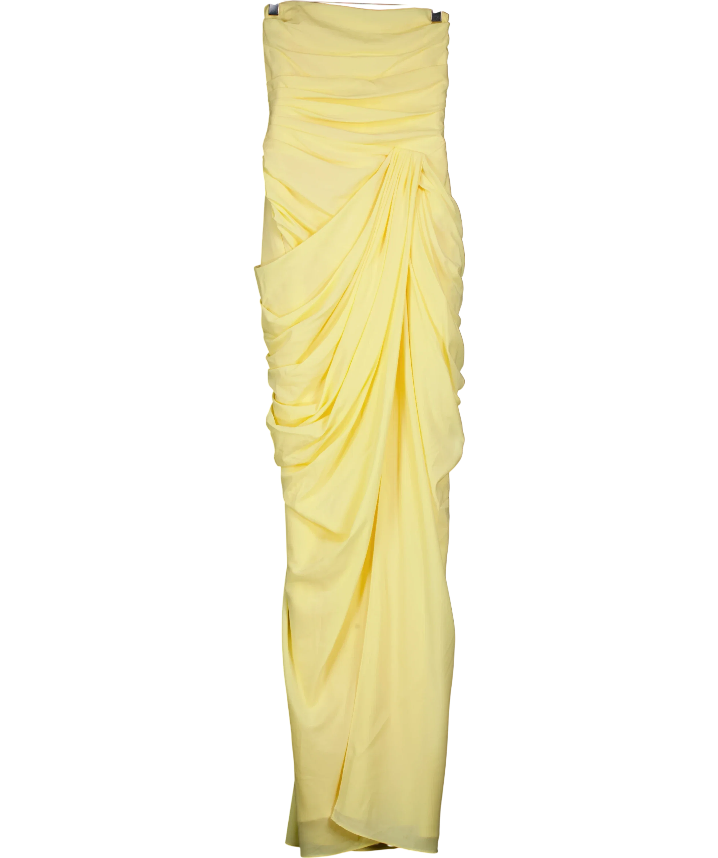 Babyboo Yellow Cyra Lemon Maxi Dress, size UK S — front