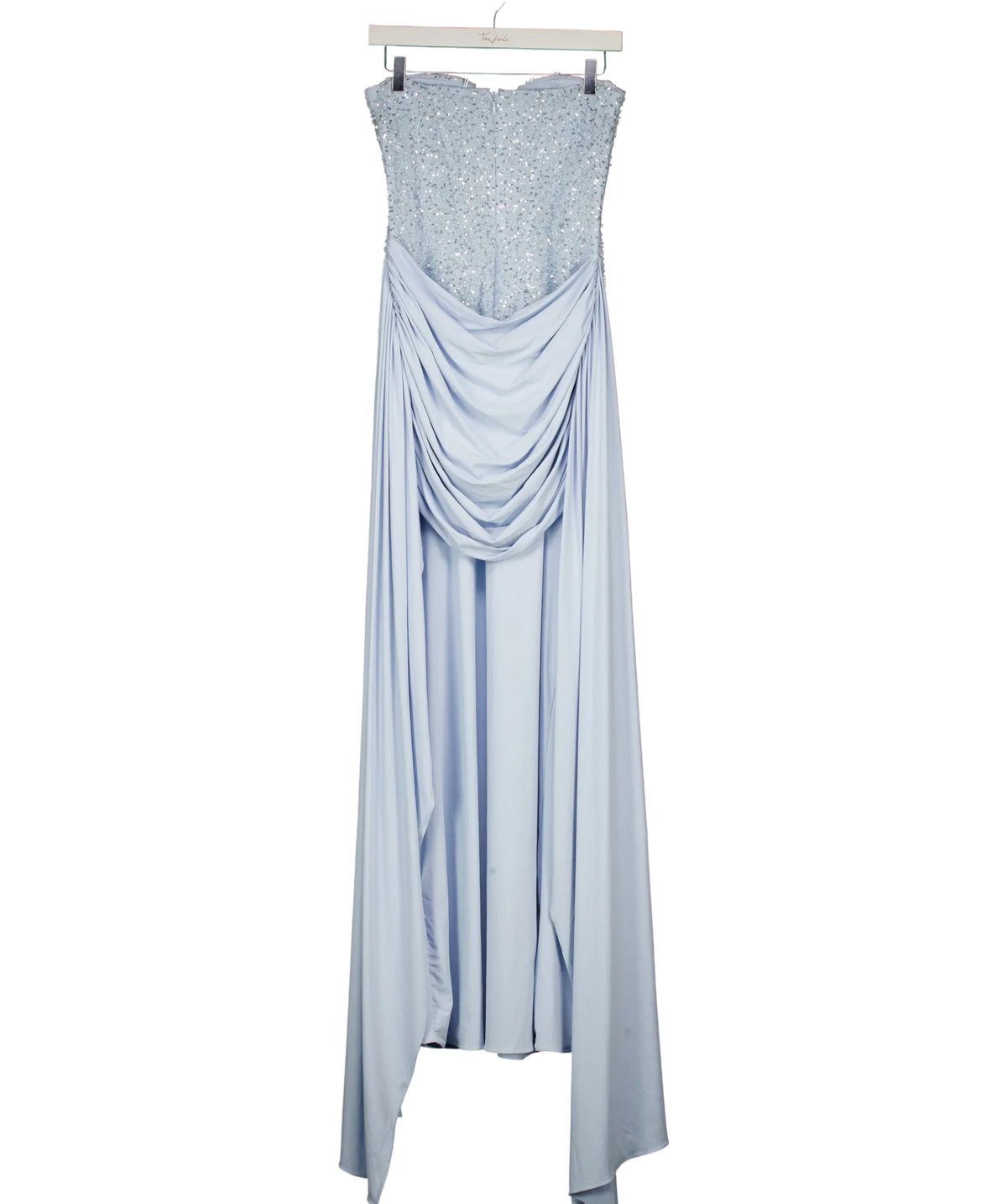Babyboo Blue Carina Maxi Dress Glacier Blue, size UK S — back