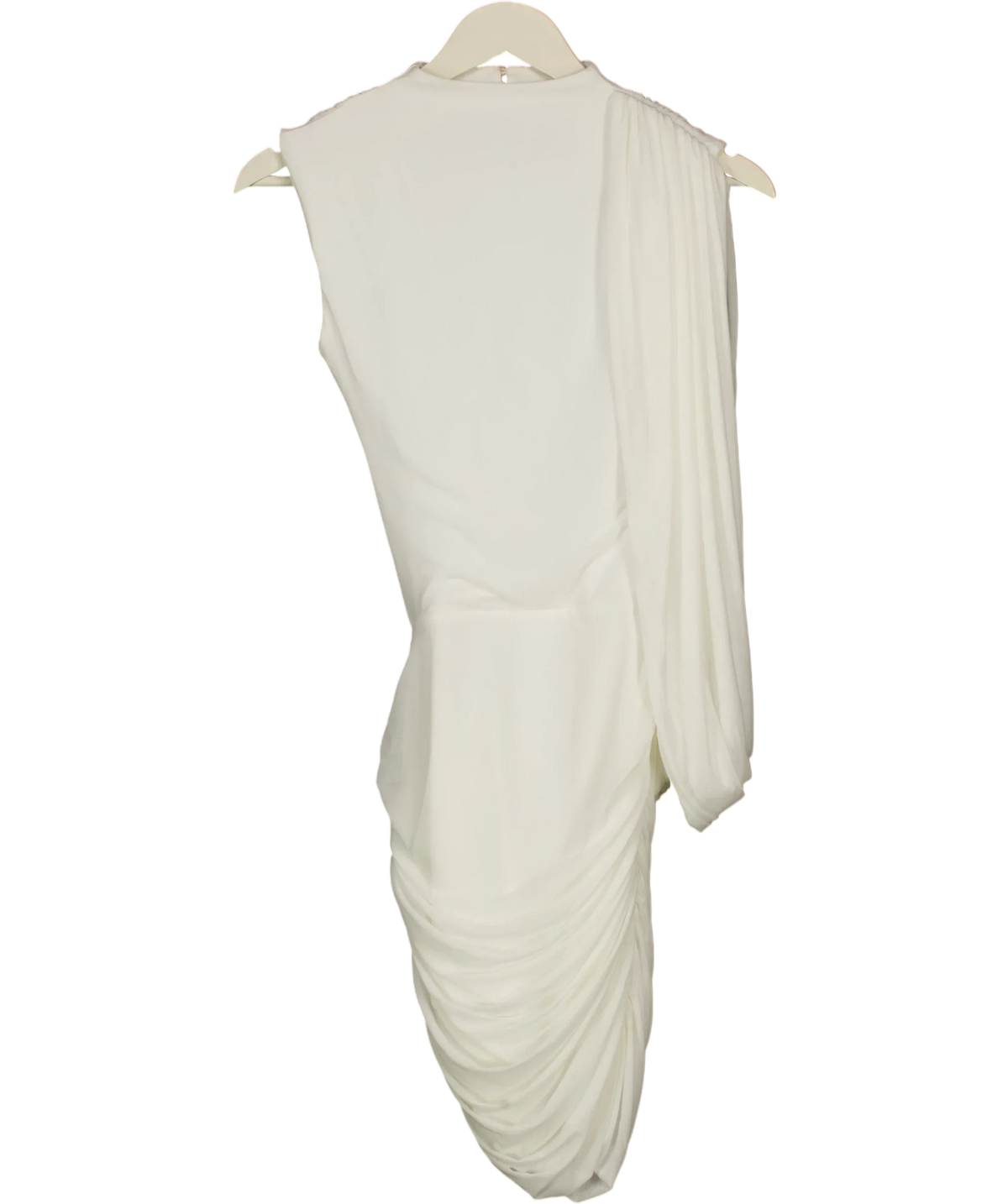 Babyboo White Mireya Mini Dress Ivory white, size UK S — front