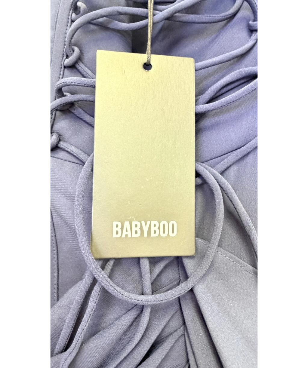 Babyboo Blue Cyra Maxi Dress Navy, size UK S — detail