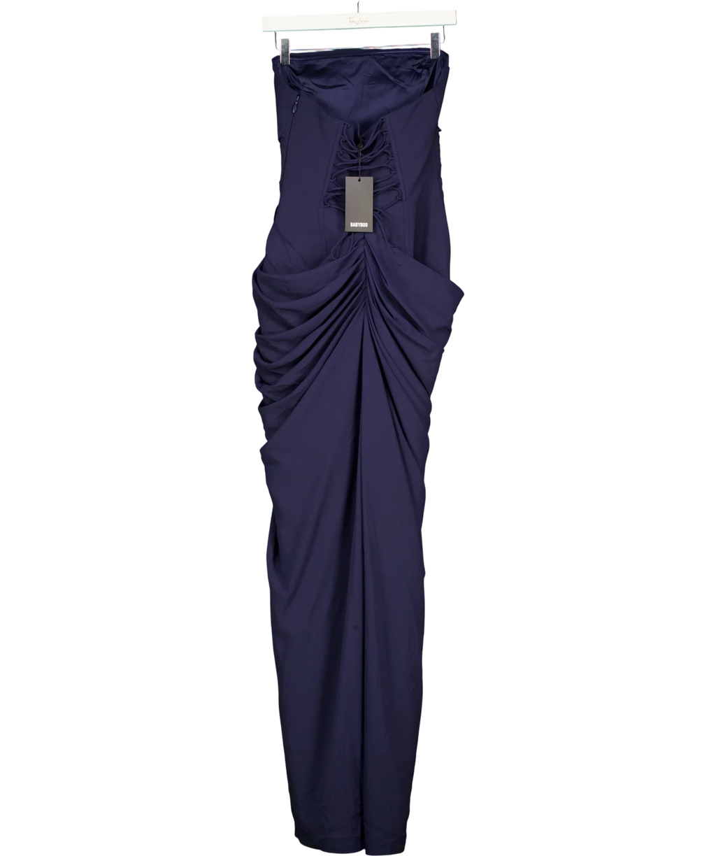 Babyboo Blue Cyra Maxi Dress Navy, size UK S — back