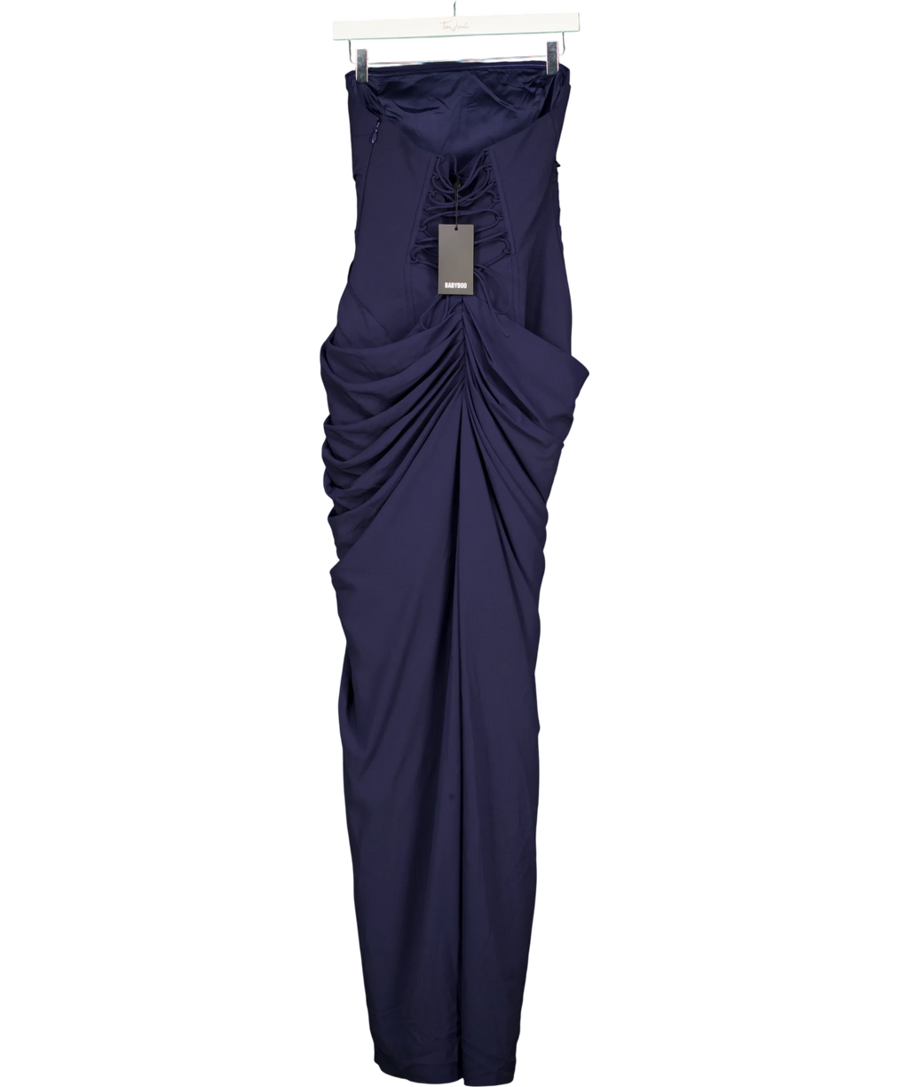 Babyboo Blue Cyra Maxi Dress Navy, size UK S — back