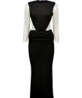 Babyboo Black Fenella High Neck Backless Maxi Dress Black, size UK S — front