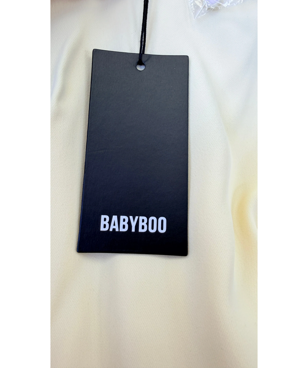 Babyboo Yellow Nehemia Gown Lemon Yelllow, size UK S — detail