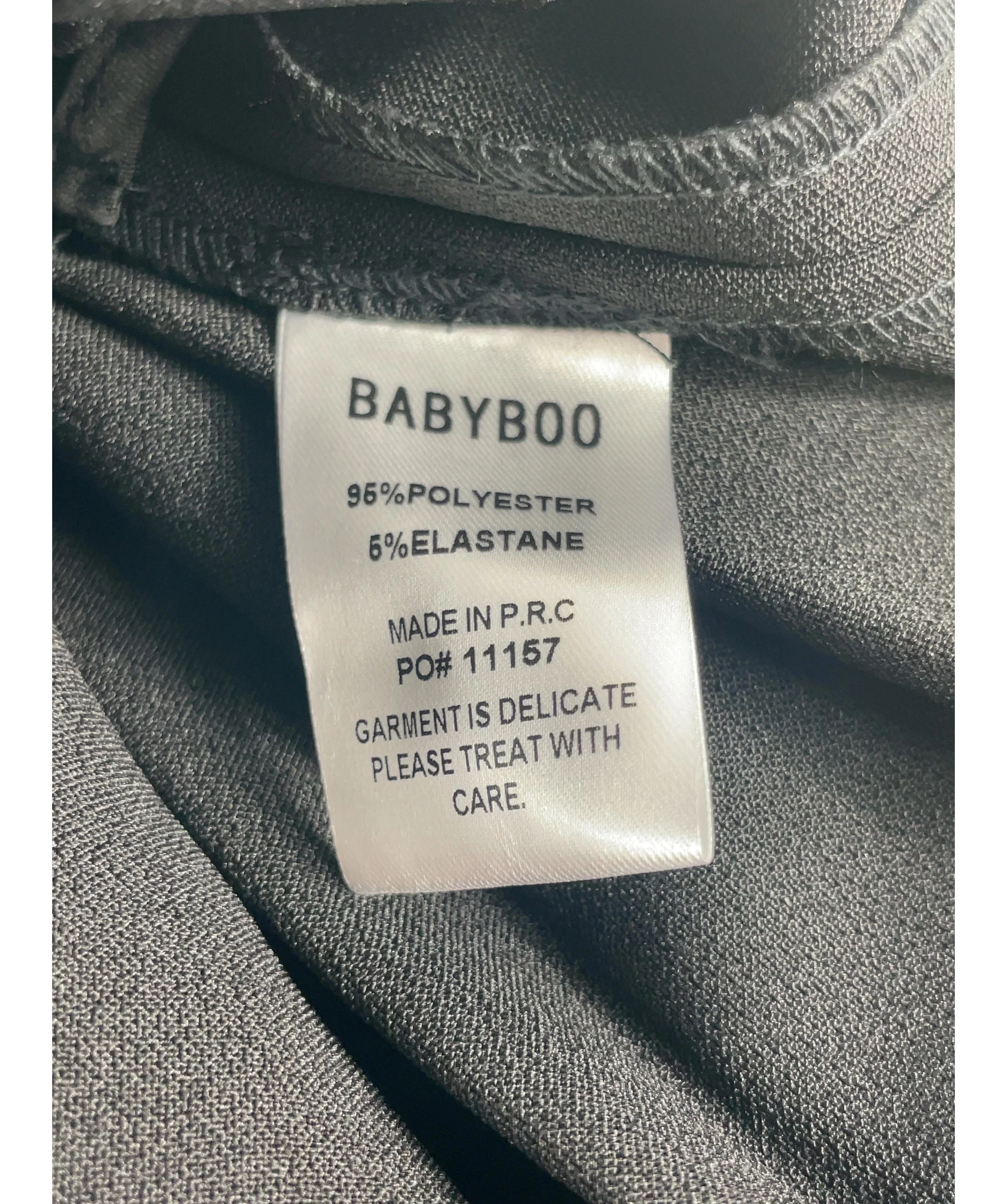 Babyboo Black Philippa Halter Waistcoat & Gretchen Skirt Set Black, size UK S — label