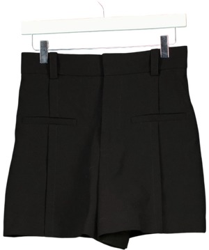 ZARA High-waisted Shorts Black UK XS